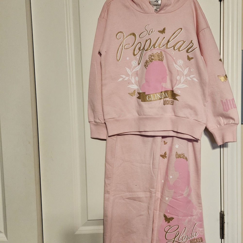 Glenda Kids Pink and Gold Pajama Set